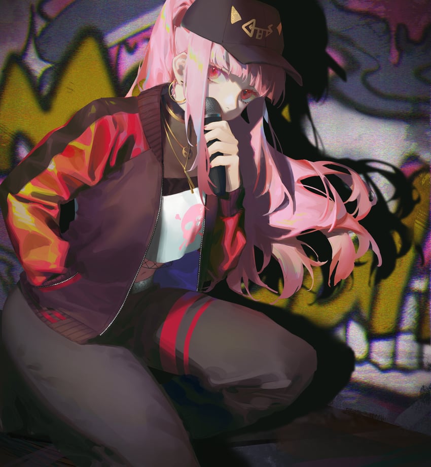 mori calliope (hololive and 1 more) drawn by ilion