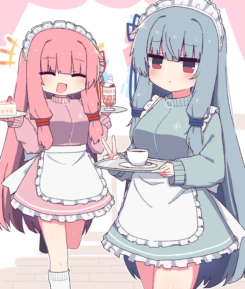 kotonoha akane and kotonoha aoi (voiceroid) drawn by hibino_000