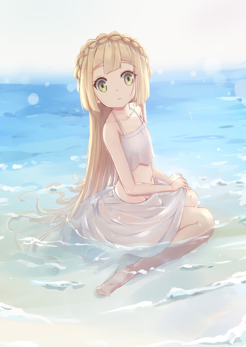 lillie (pokemon and 1 more) drawn by aka_(440626)