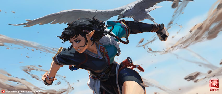 original drawn by kan_liu_(666k)