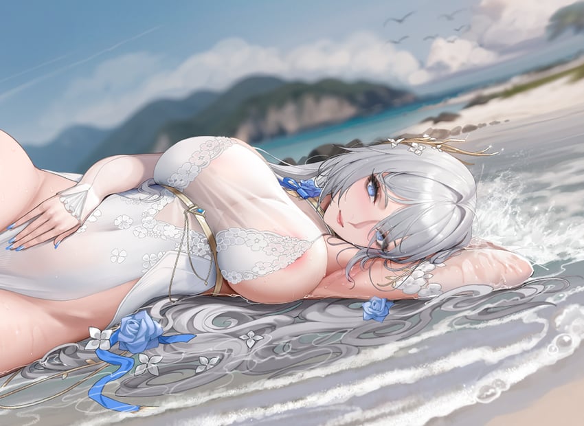 gengchen (aether gazer) drawn by tsuki_no_i-min