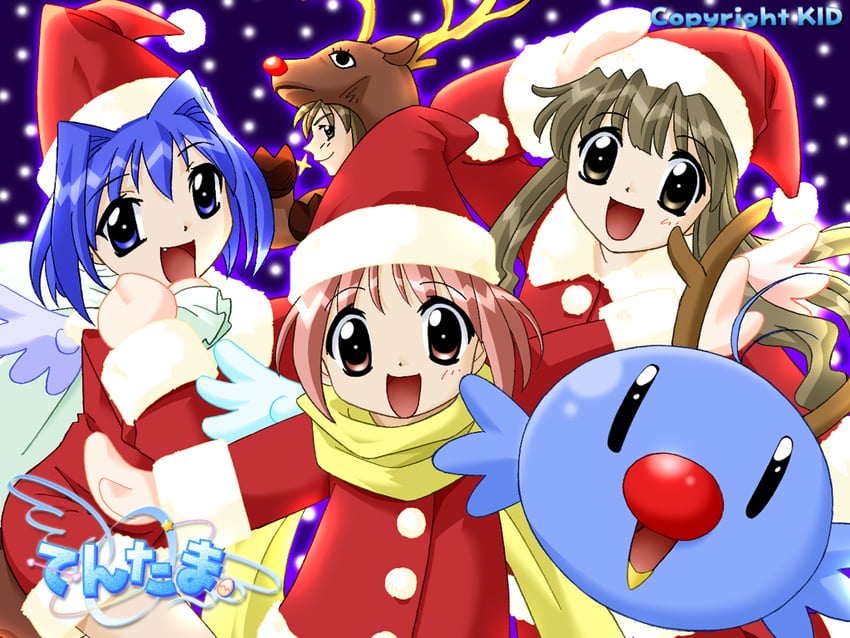 karin, aoi, nana, and aizawa takashi (kindle imagine develop and 2 more) drawn by koshimizu_takayuki and yashiro_shizuka