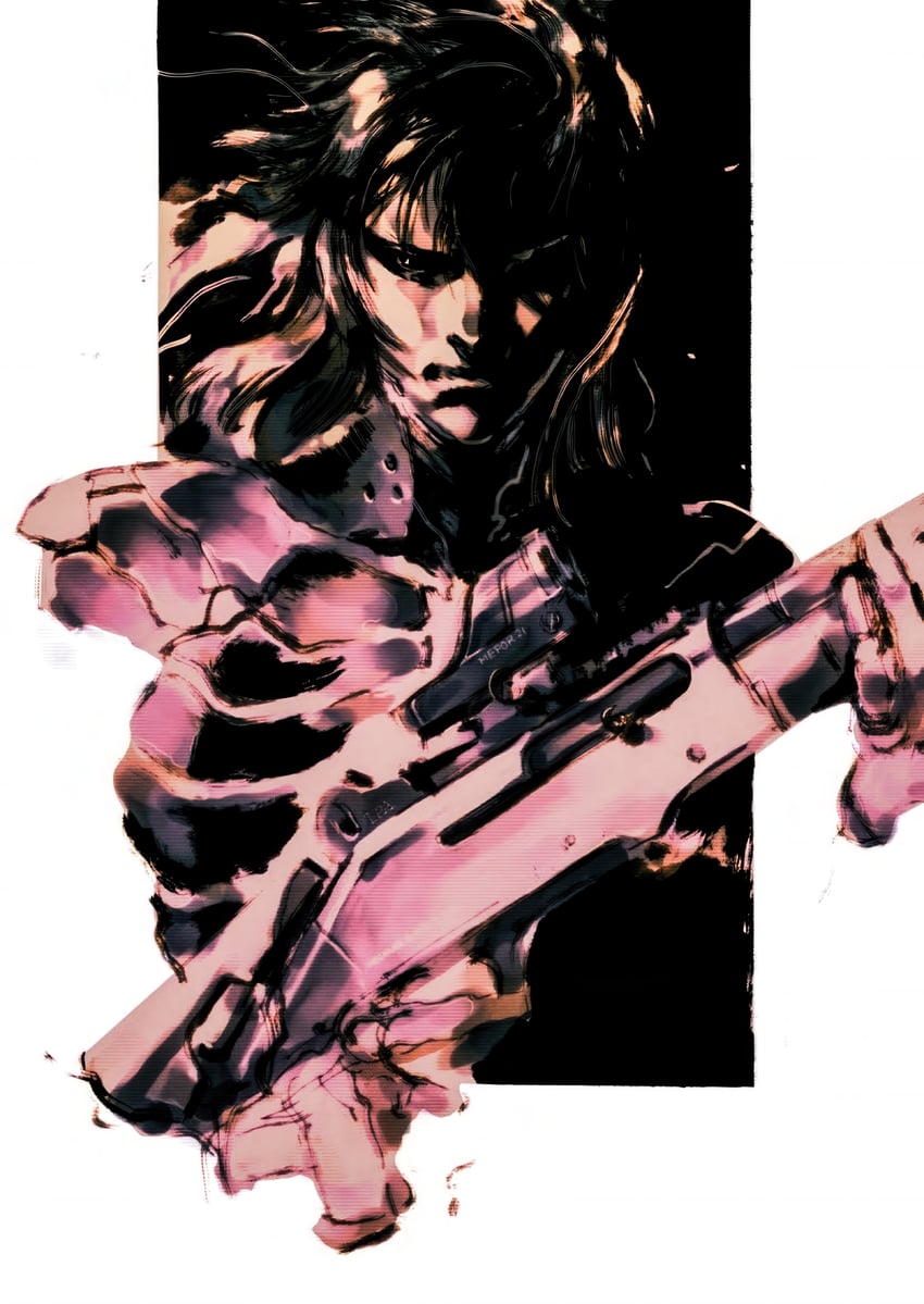 raiden (metal gear and 1 more) drawn by shinkawa_youji