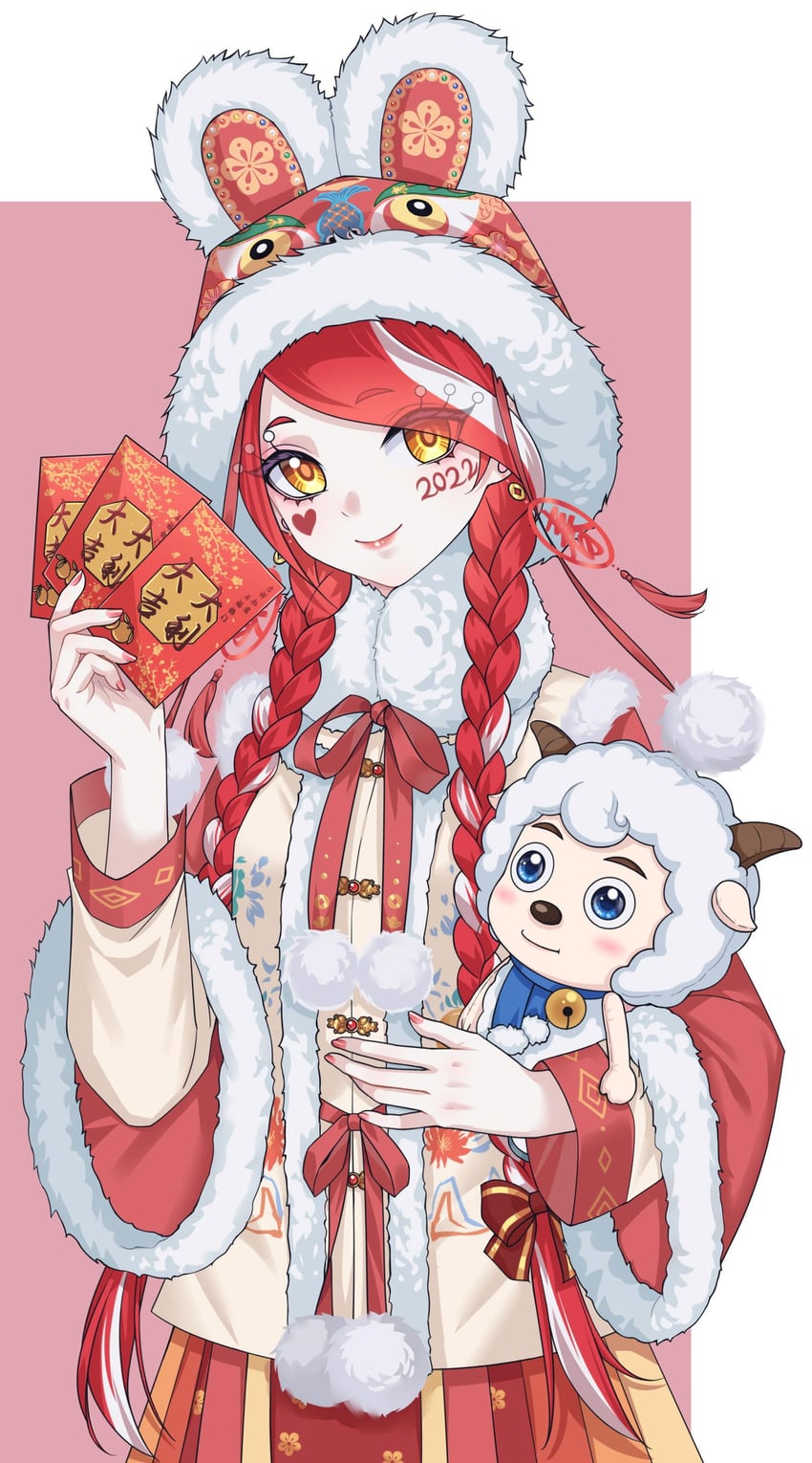 xi yangyang and chun (xiao huaxian and 1 more) drawn by kumu_zaisheng