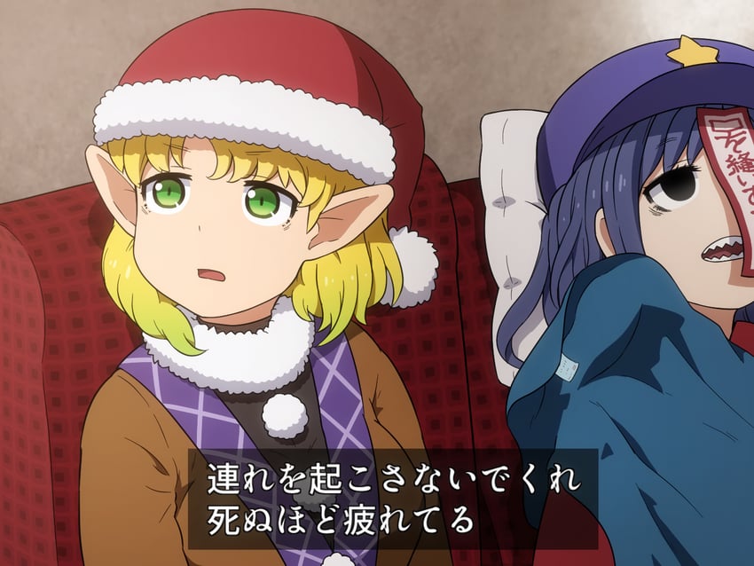 mizuhashi parsee and miyako yoshika (touhou and 1 more) drawn by shirosato