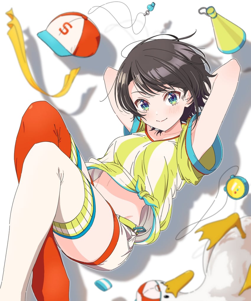 oozora subaru and subaru duck (hololive) drawn by tlie_ilt