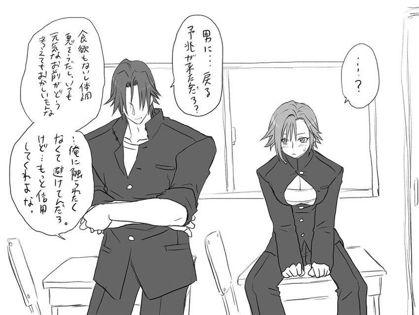 igarashi kyou and hasumi souji (seitenkango. shinyuu to) drawn by eroe