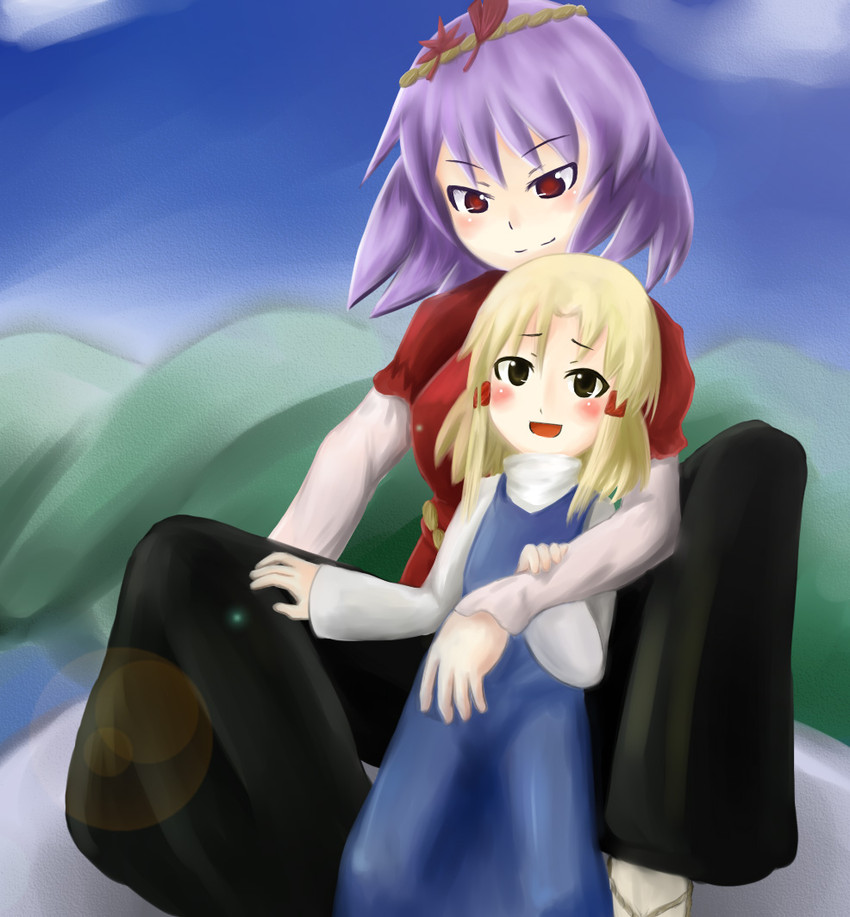 moriya suwako and yasaka kanako (touhou) drawn by tetsuji