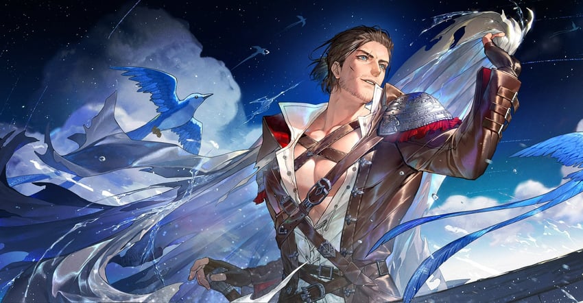 warrior of light, adventurer, and viper (final fantasy and 1 more) drawn by eboda-x