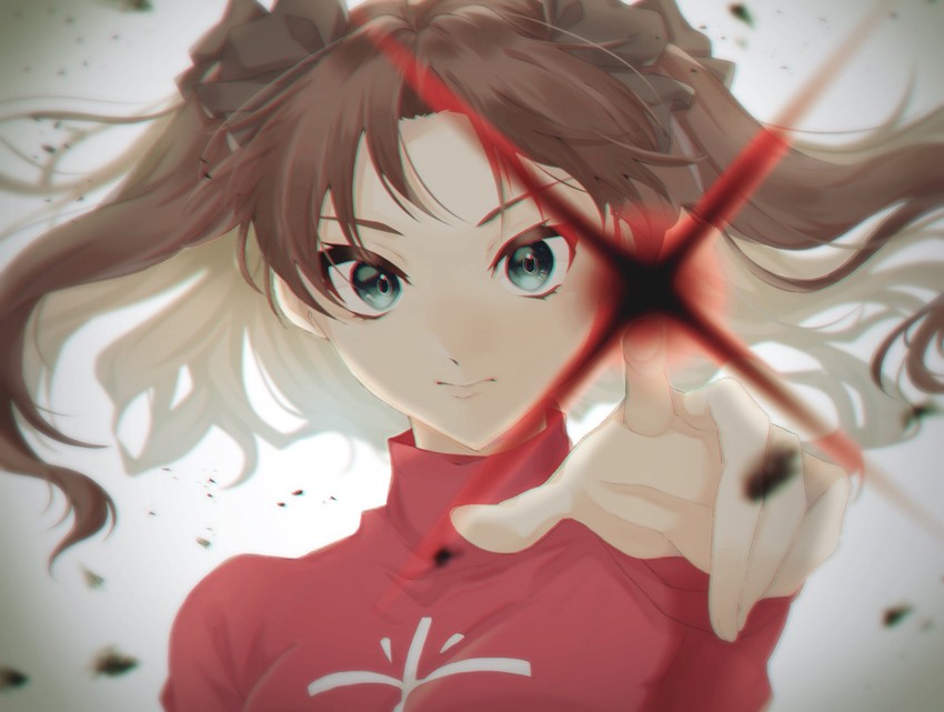 tohsaka rin (fate and 1 more) drawn by toutou_(fufu0o)