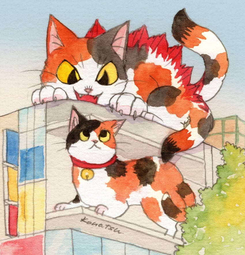 negora (bakeneko kaijuu negora) drawn by konatsu_tunacan