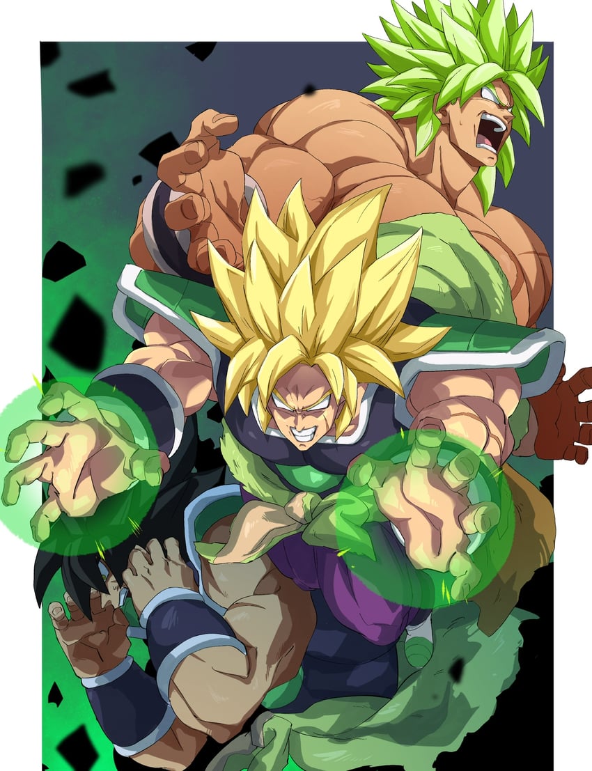 broly (dragon ball and 2 more) drawn by himuro_yukichiko
