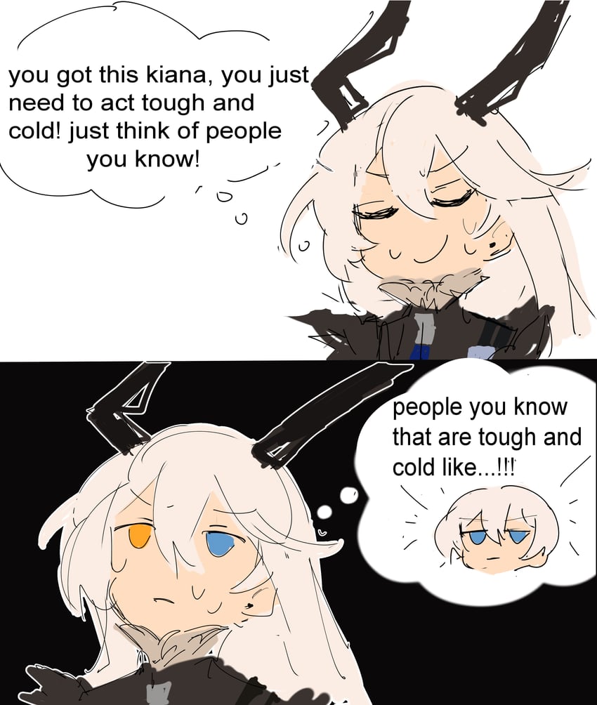 kiana kaslana, kevin kaslana, and sunbringer (honkai and 3 more) drawn by cellysticks