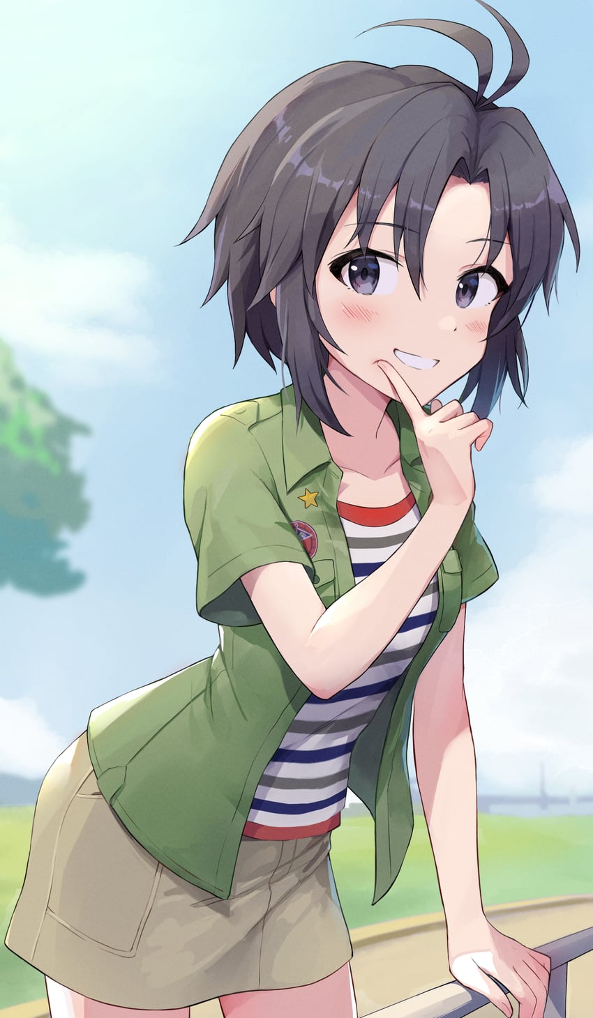 kikuchi makoto (idolmaster and 2 more) drawn by shuucream_(syuichi)