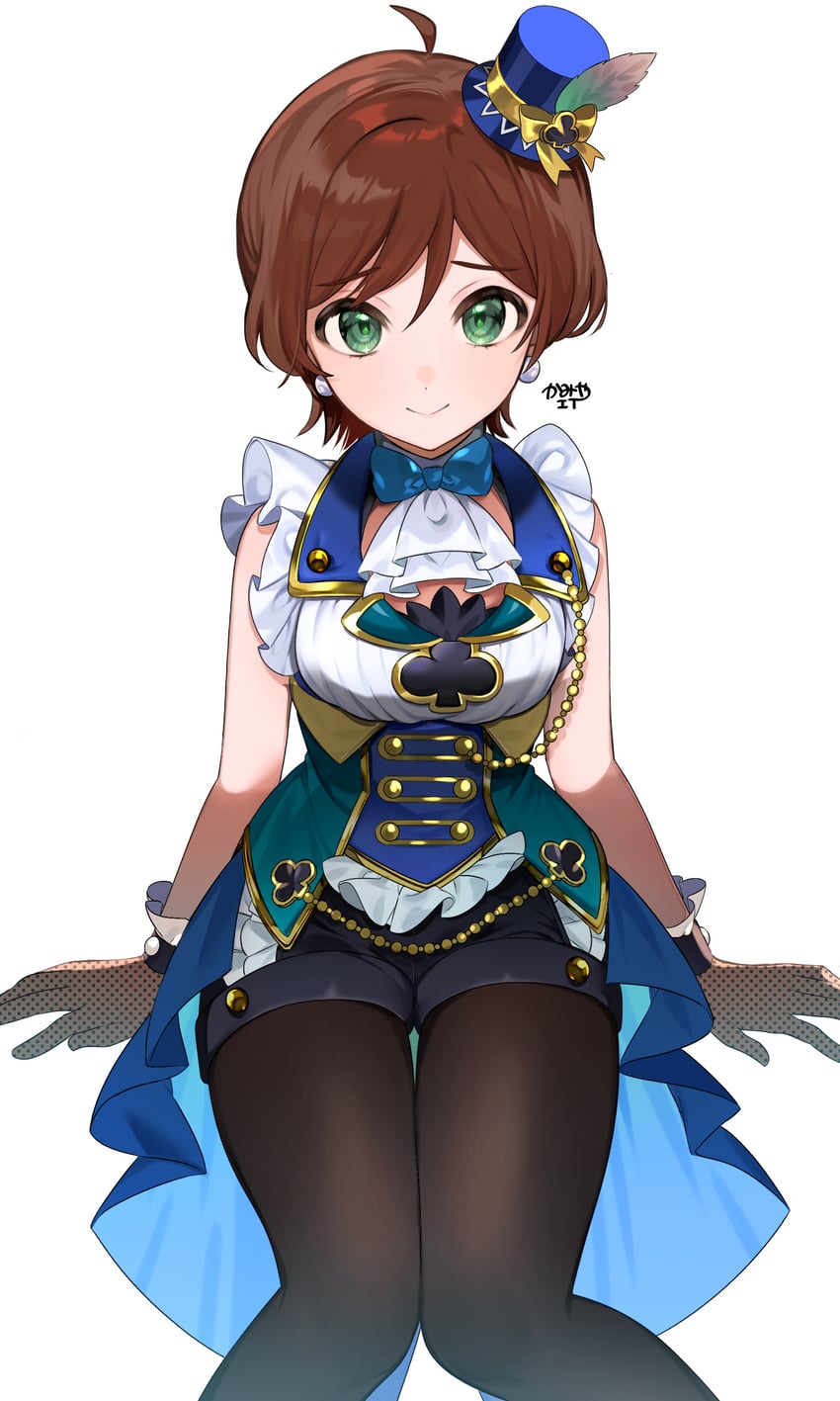 kinoshita hinata (idolmaster and 2 more) drawn by kamiya_ei