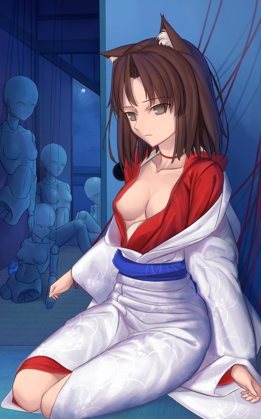 ryougi shiki and void shiki (kara no kyoukai) drawn by tsuki_suigetsu