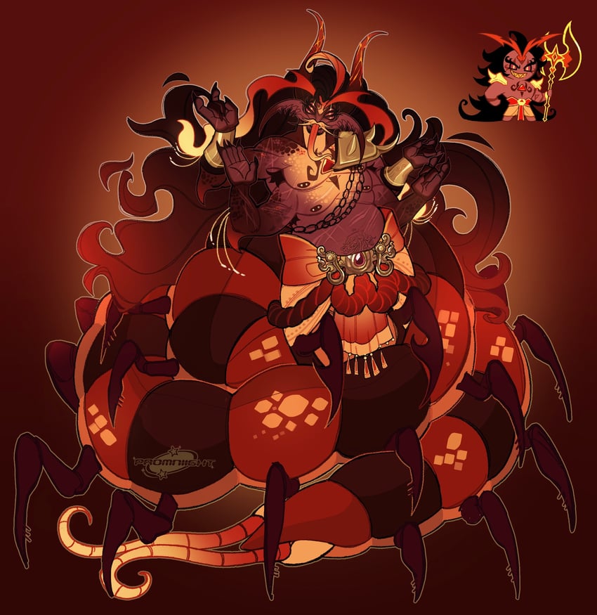burning spice cookie (cookie run and 1 more) drawn by promflop