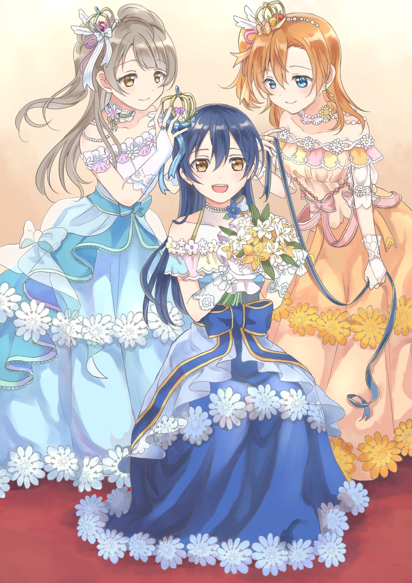 sonoda umi, minami kotori, and kosaka honoka (love live! and 2 more) drawn by nanami_(nnsk_nnm)