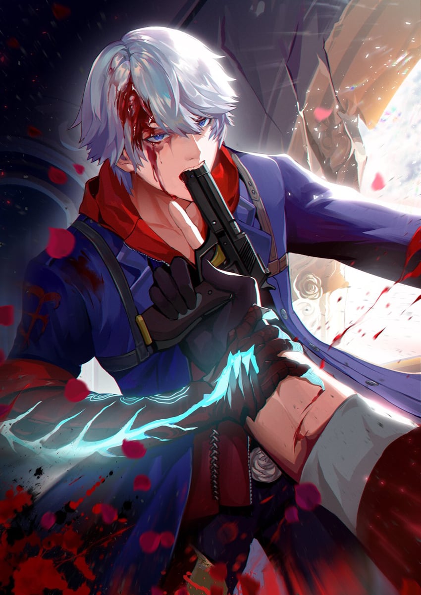 dante and nero (devil may cry and 1 more) drawn by wwwity