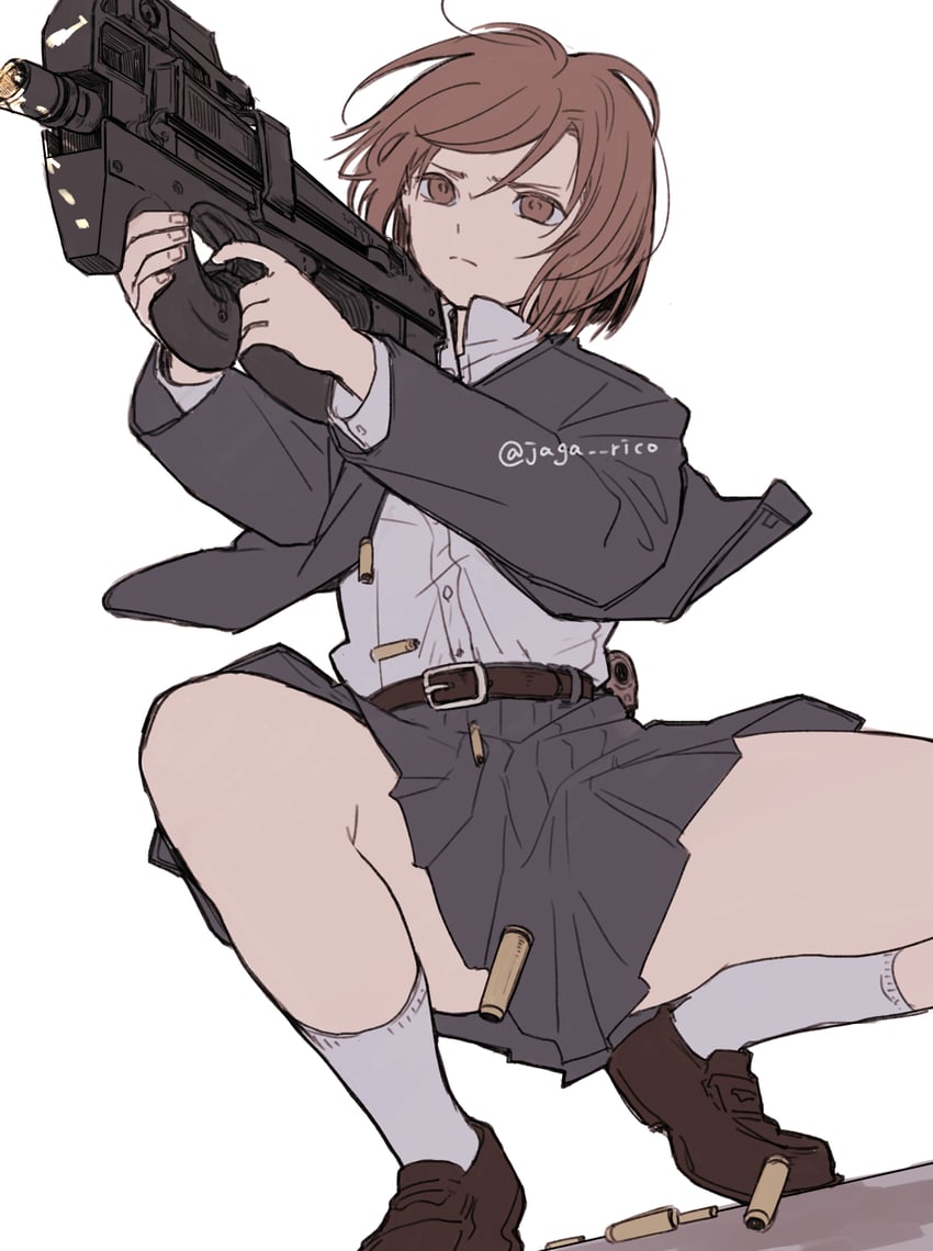 henrietta (gunslinger girl) drawn by jaga_rico