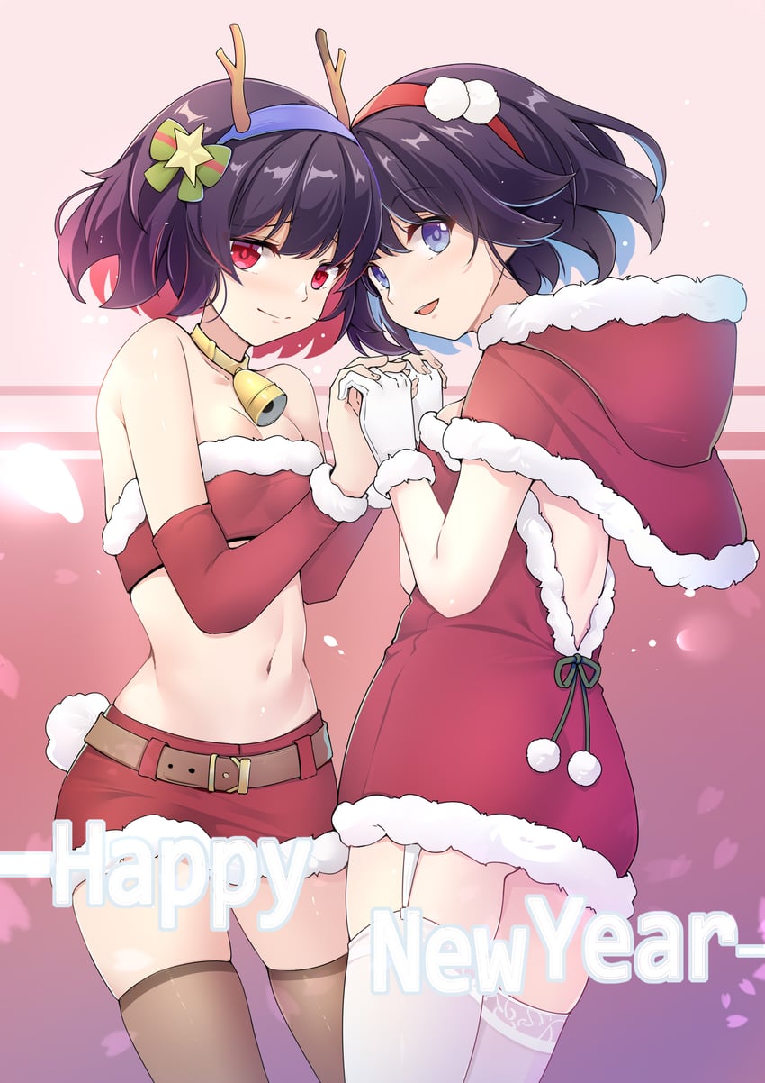 seele vollerei and seele (honkai and 1 more) drawn by qingye_ling