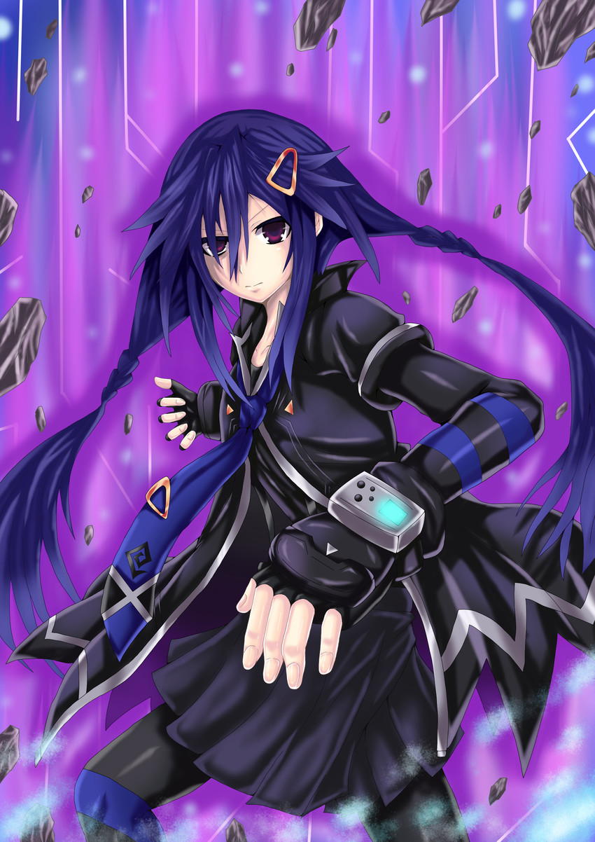 ankokuboshi kurome (neptune and 1 more) drawn by honke_ganso