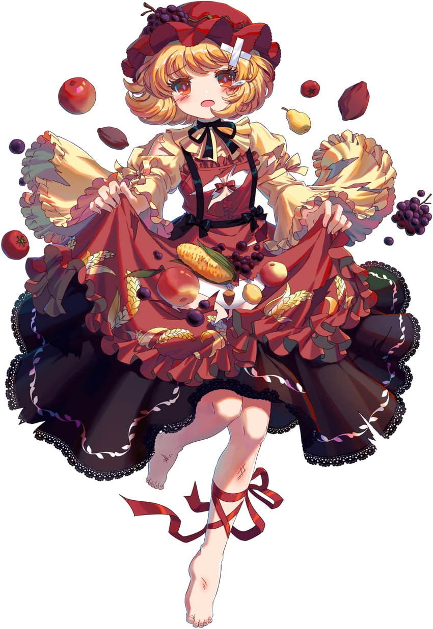 aki minoriko (touhou and 1 more) drawn by kumio