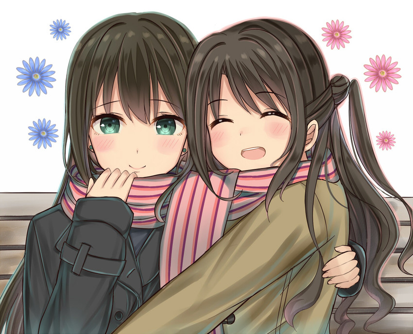 shibuya rin and shimamura uzuki (idolmaster and 1 more) drawn by mizukoshi_(marumi)