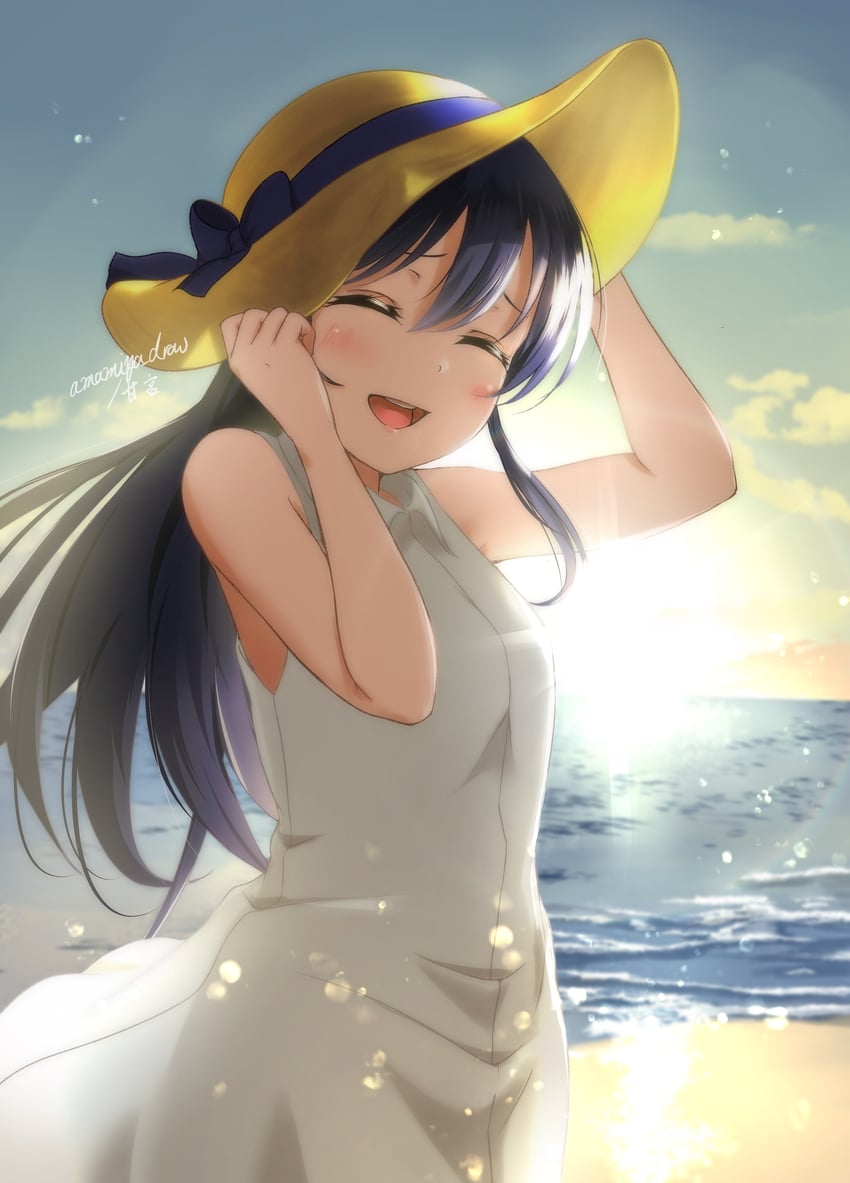 sonoda umi (love live! and 1 more) drawn by amamiya_(re-amamiya)