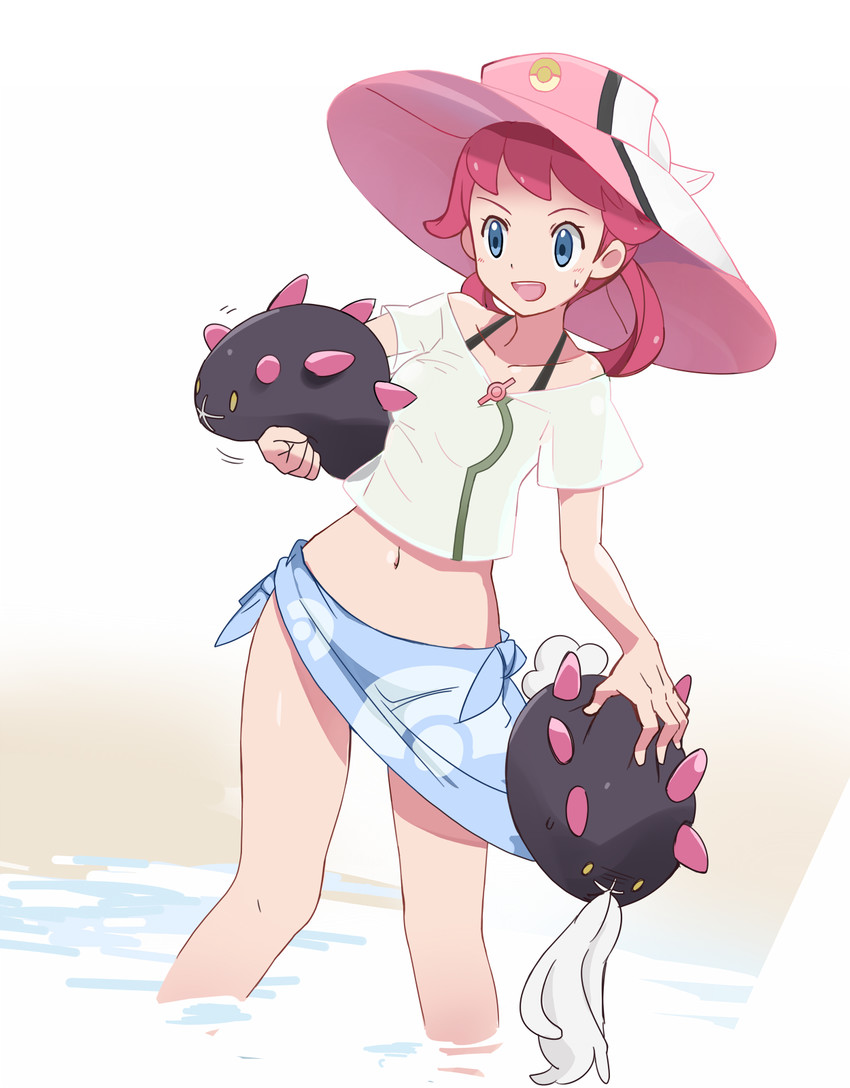 pyukumuku and joy (pokemon and 1 more) drawn by nagitaro