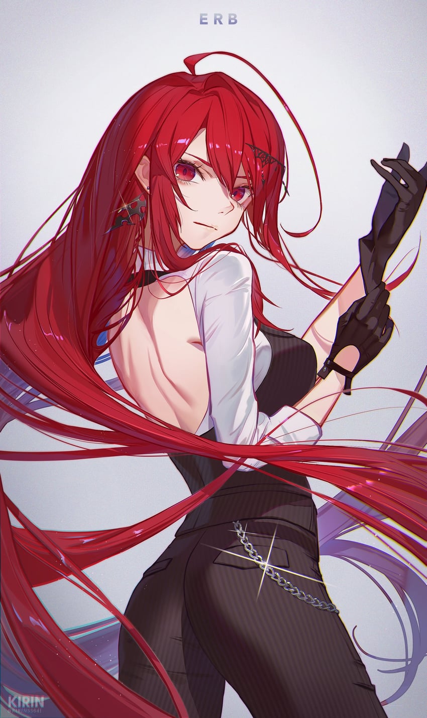 elizabeth rose bloodflame (hololive and 1 more) drawn by kirin55641