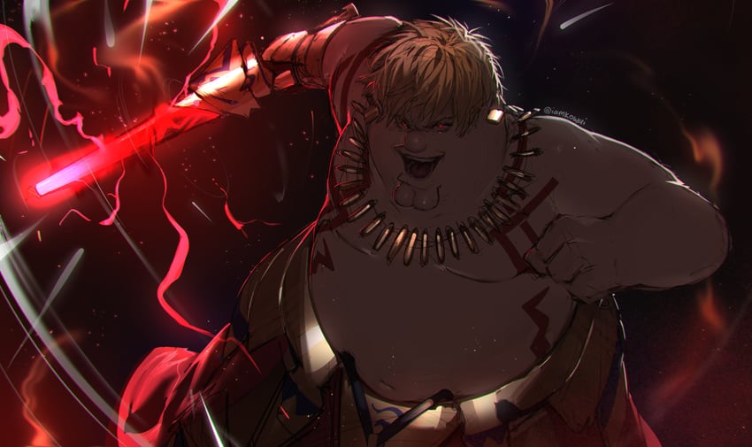 gilgamesh and peter griffin (fate and 2 more) drawn by kowai_(iamkowai)