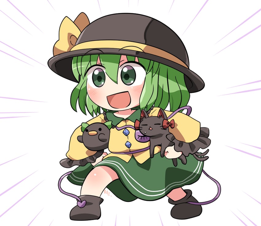 komeiji koishi, kaenbyou rin, and reiuji utsuho (touhou) drawn by rokugou_daisuke