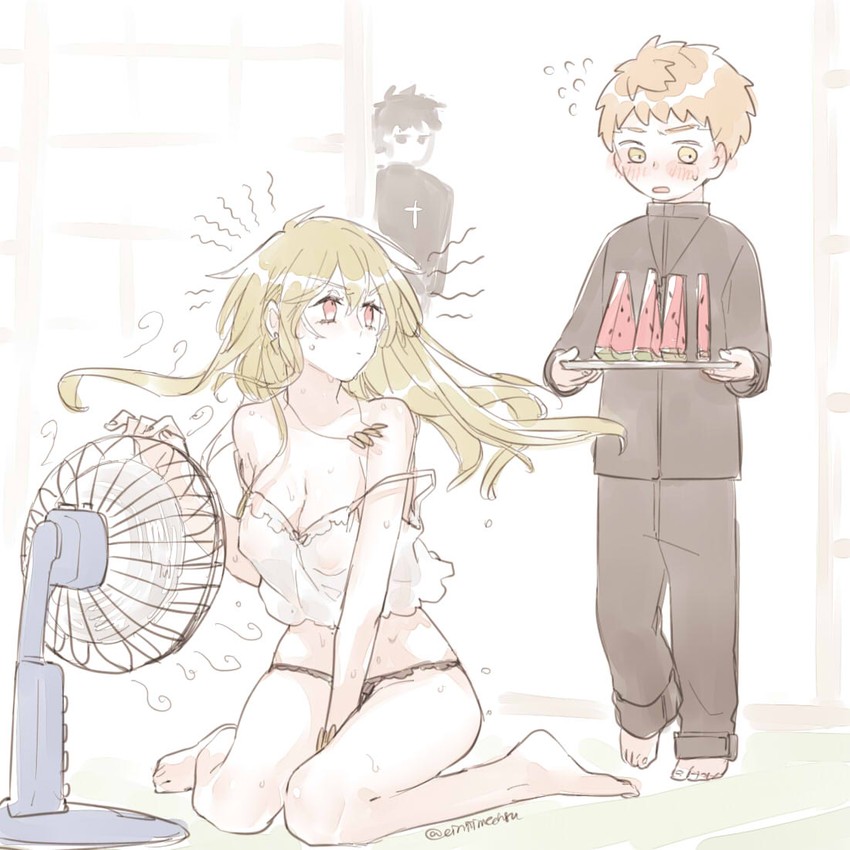 gilgamesh, emiya shirou, kotomine kirei, and kotomine shirou (fate and 1 more) drawn by 88_(einnimnech)