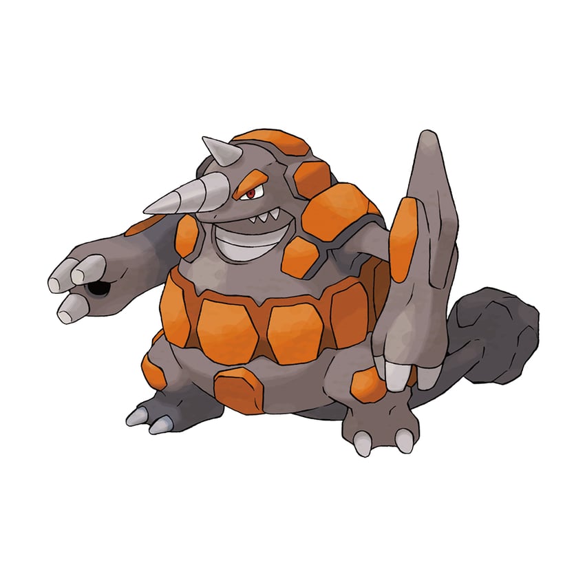 rhyperior (pokemon and 1 more) drawn by sugimori_ken