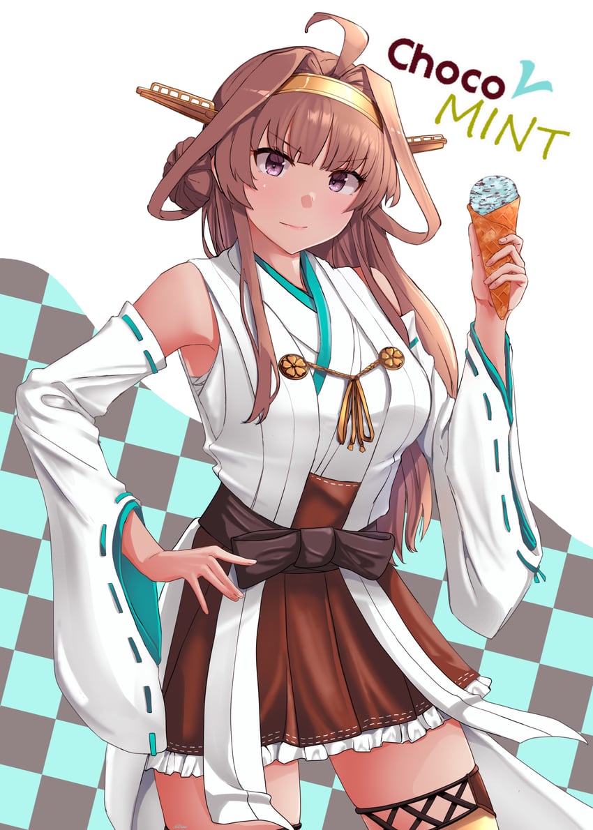 kongou and kongou kai ni (kantai collection) drawn by jouzaburou_(joe3)