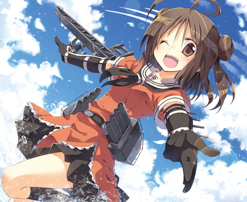naka (kantai collection) drawn by satou_kibi