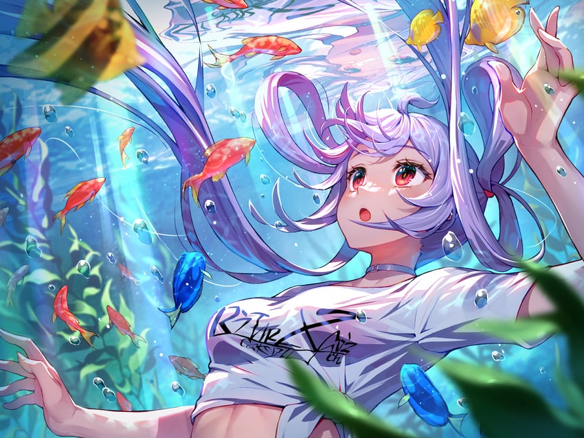 matoi (phantasy star and 1 more) drawn by inari_kei