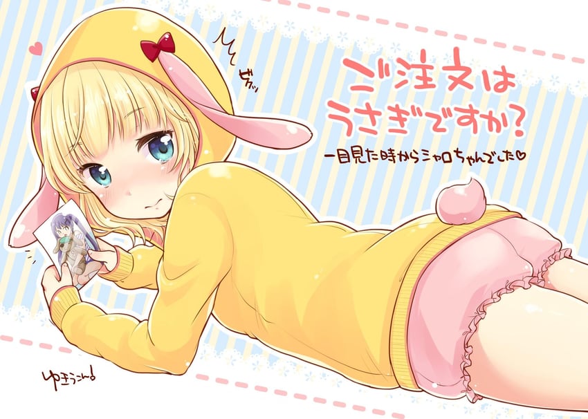 kirima syaro and tedeza rize (gochuumon wa usagi desu ka?) drawn by yukiu_con