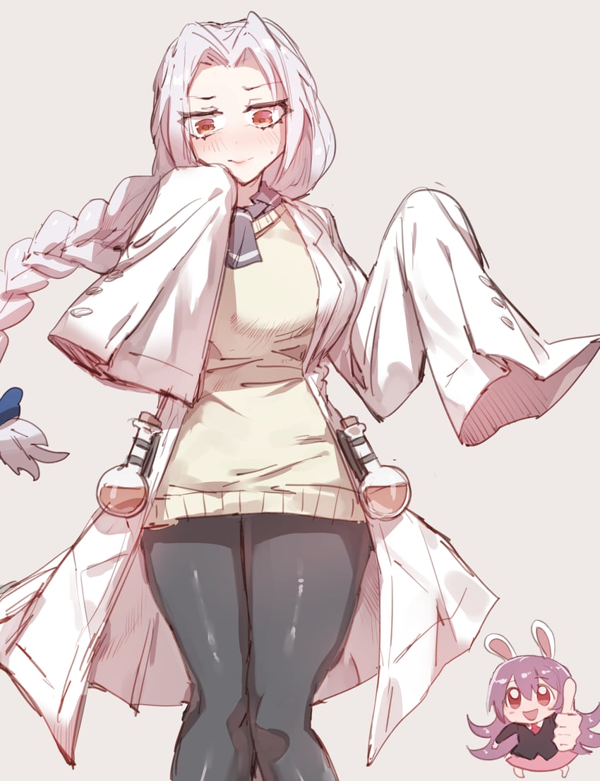 reisen udongein inaba, yagokoro eirin, and agnes tachyon (touhou and 1 more) drawn by senmura