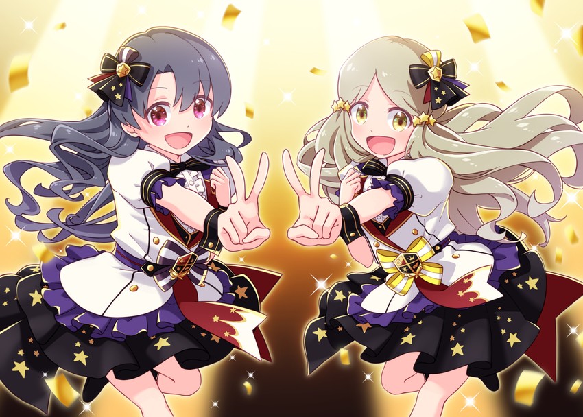 handa roco and takayama sayoko (idolmaster and 2 more) drawn by harada_(sansei_rain)