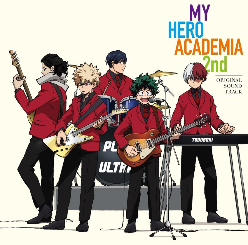midoriya izuku, bakugou katsuki, todoroki shoto, aizawa shota, and iida tenya (boku no hero academia)