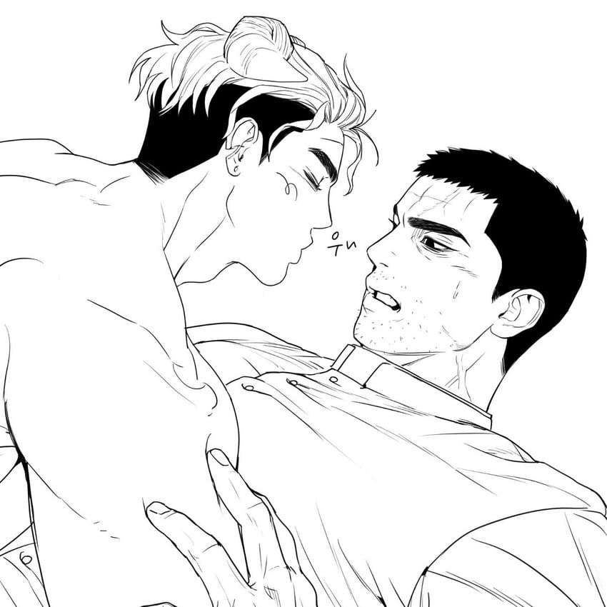 jiseung and gukhyeon (original) drawn by gimgyeon_(dog_0987)
