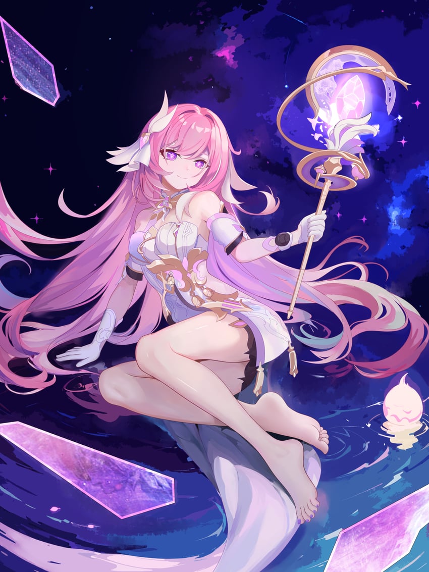 elysia (honkai and 1 more) drawn by fangai-anmian