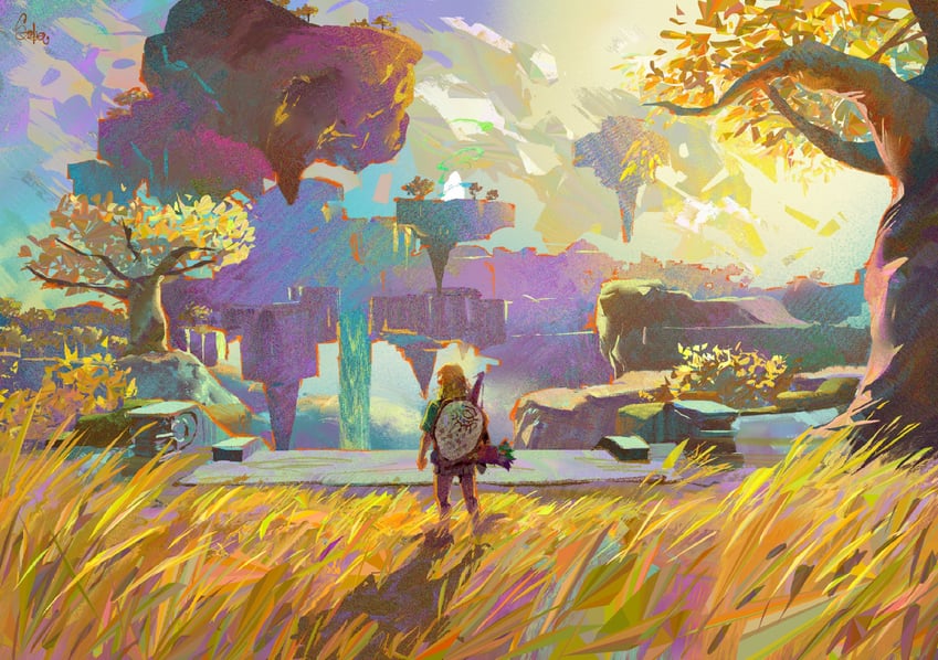 link (the legend of zelda and 1 more) drawn by frozensoba