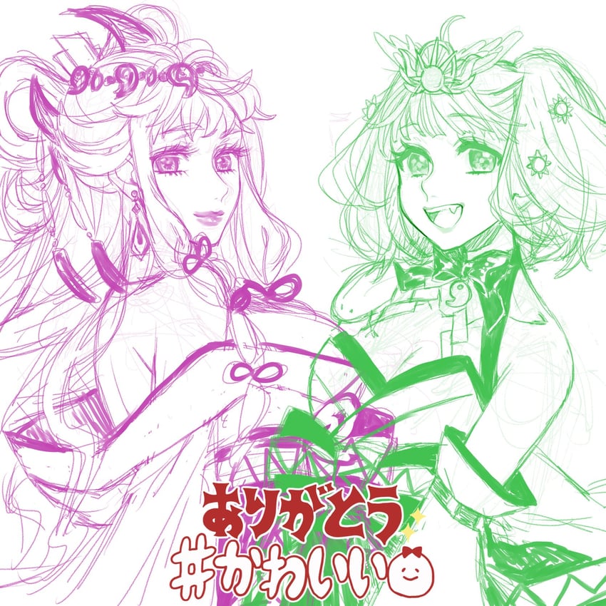 sheryl nome, ranka lee, and oosanshouuo-san (macross and 1 more) drawn by game_no_yumeko