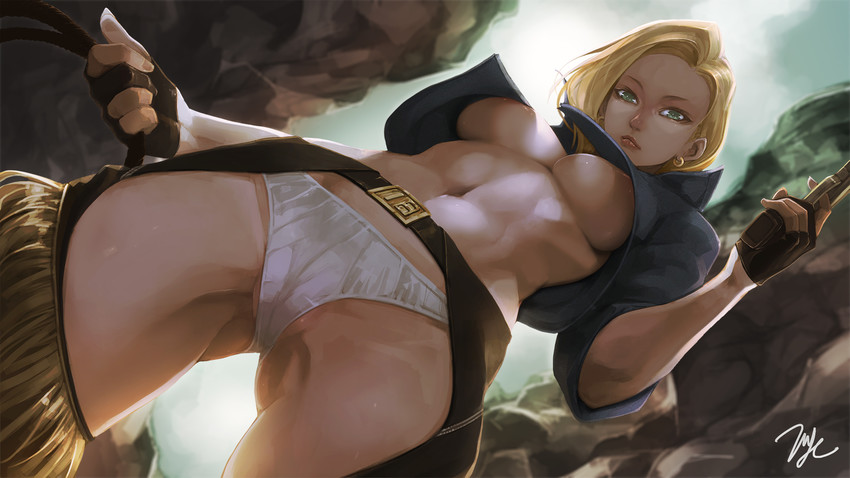 android 18 (dragon ball and 1 more) drawn by 21yc_(september_breeze)