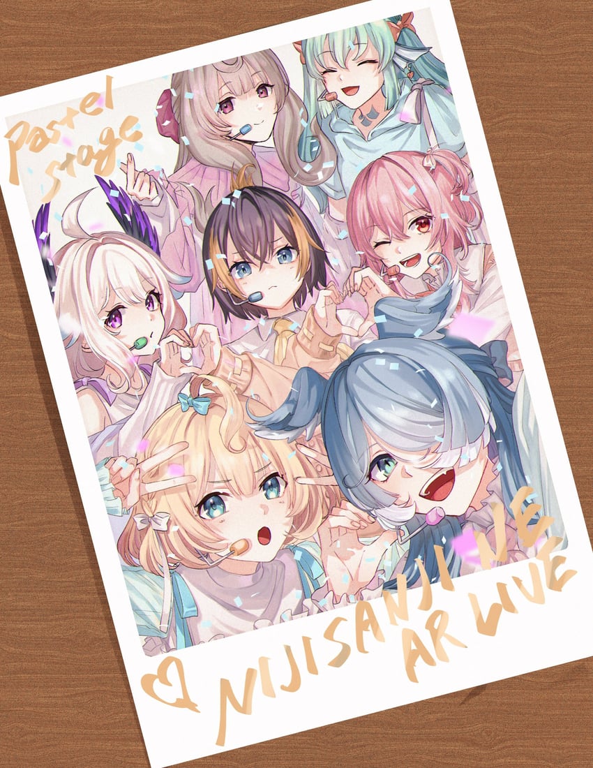 elira pendora, enna alouette, finana ryugu, petra gurin, millie parfait, and 2 more (nijisanji and 1 more) drawn by vc1032210907