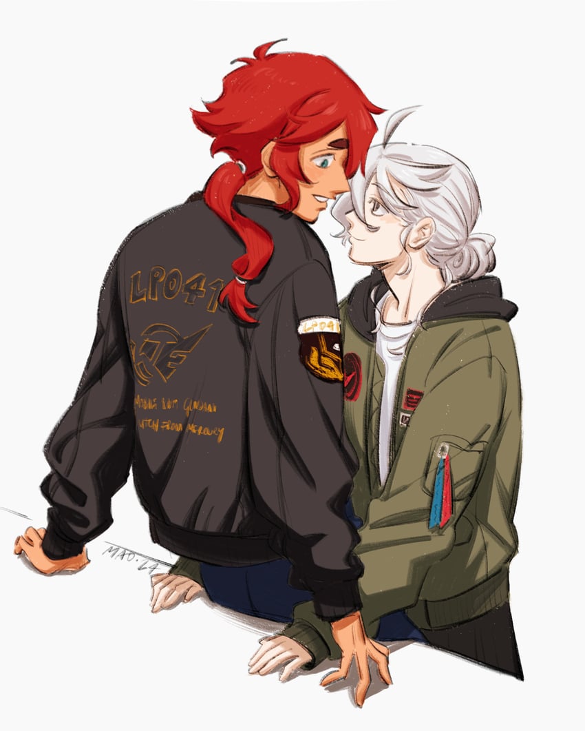 suletta mercury and miorine rembran (gundam and 1 more) drawn by inumawoo