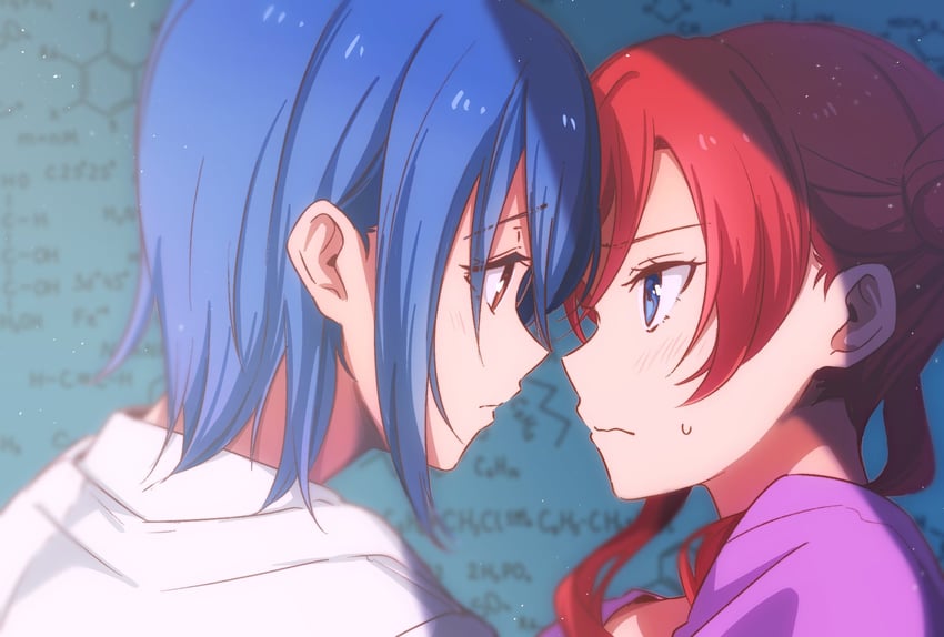 wakana shiki and yoneme mei (love live! and 1 more) drawn by ayame_iro_(toumei_dolce)
